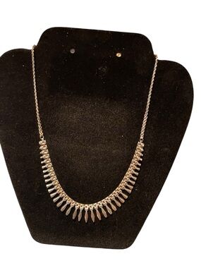 Elegant Sterling Silver Statement Spike Necklace